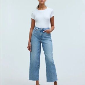 Madewell The curvy perfect vintage wide-leg crop jean